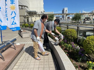 豊橋市　駅前クリーンアップ大作戦!!