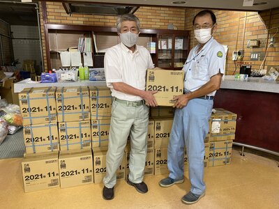 フードバンクへ飲料寄付しましたの紹介画像