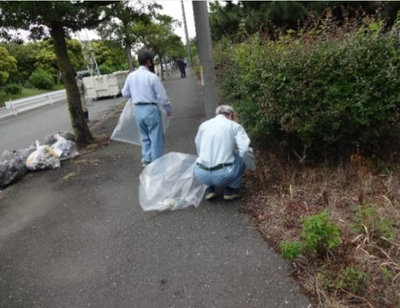 明海工業団地内の「５３０（ゴミゼロ）運動」へ参加の紹介画像