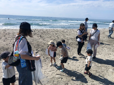 自然塾「海のごみ編」（海岸での自然観察会・ごみ拾い・海洋ごみ楽器演奏会）の紹介画像